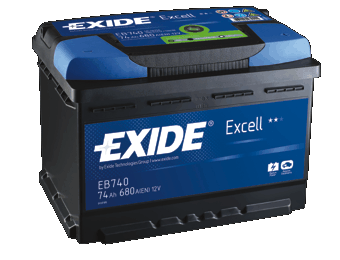 EXIDE g�pj�rm�ind�t� aut� akkumul�tor: 271 � 175 � 170