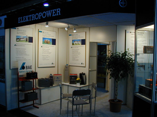 BAE termkek Budapesten, az Industria 2001 killtson, az ELEKTROPOWER standon