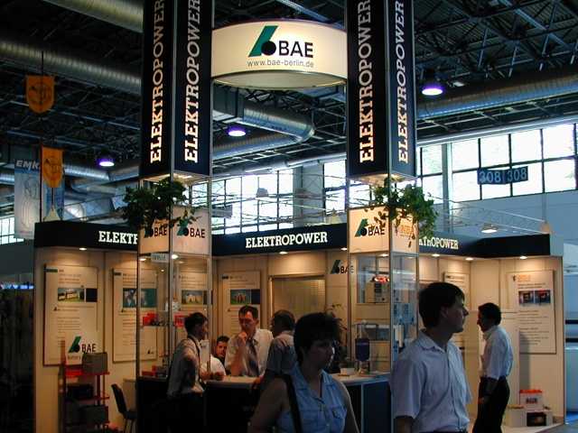 BAE termkek Budapesten, az Industria 2003 killtson, az ELEKTROPOWER standon.