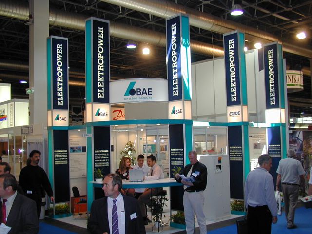 BAE termkek Budapesten, az Industria 2004 killtson, az ELEKTROPOWER standon.
